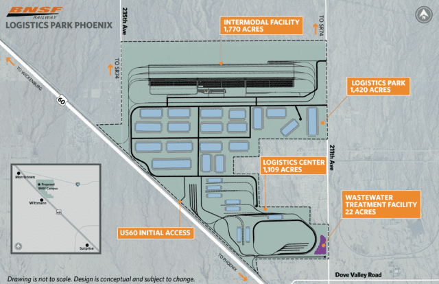 Map of logistics park phoenix
