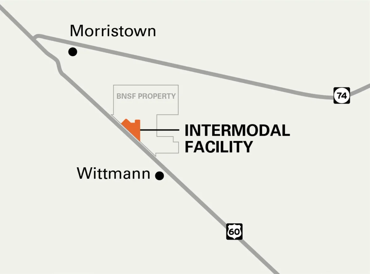Intermodal Facility Map